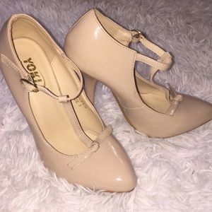 Beige High Heels